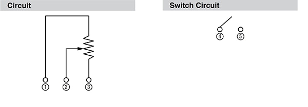 Bourns PRS11R 11mm旋转金属轴电位器